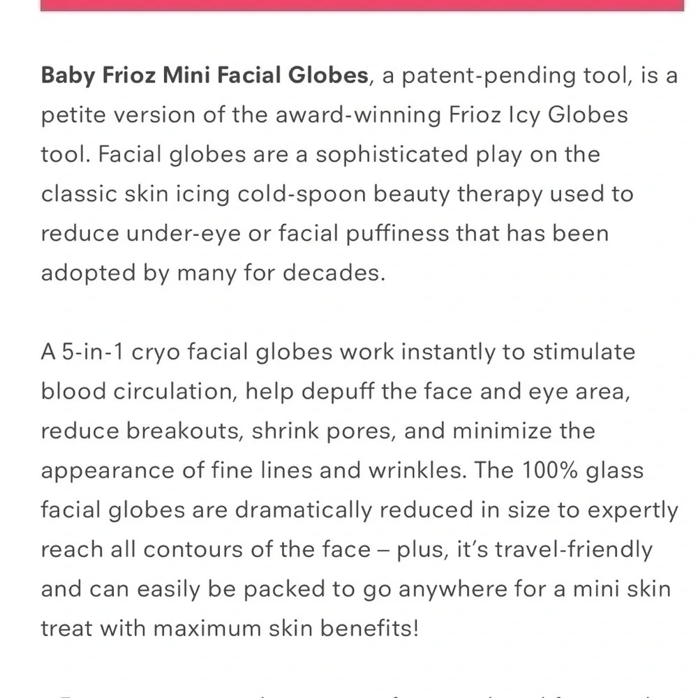 Sonage Baby Frioz Mini Icy Globes
